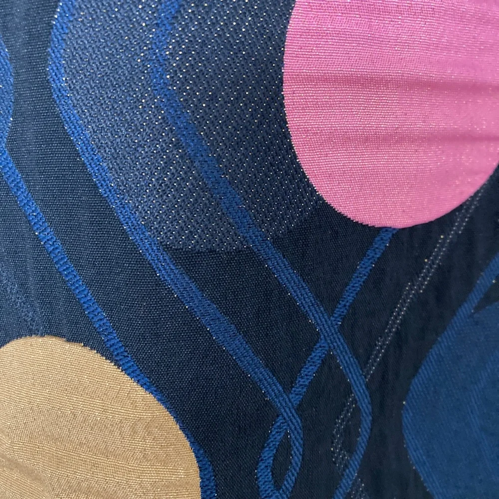 NWT Maeve anthropologie petite xs black motif circles sleeveless dress. - Picture 4 of 13